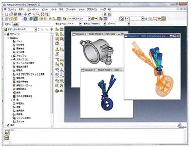Abaqus/CAEのメインユーザインターフェース